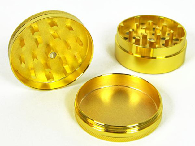 Grinder Goldbar Mini 3-tlg., 3,9 x 2,3cm