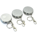 Pocket Ashtray &quot;Chrome&quot; with key chain, 1,5 x 5...