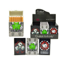 Cigarette Boxes "Poker", capacity: 20 cigs., 12p display, with pressable button