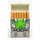 Zigarettenboxen "Poker", für 20 Zigtt., 12er Display, mit einer Tast-Funktion