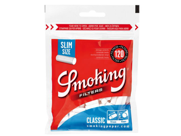 Smoking Filter Classic Slim 30 Beutel je 120 Filter