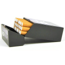Cigarette Boxes "Der freche Wolf", capacity: 21 cigs., 12p display, with pressable button