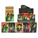 Cigarette Boxes "Bob Marley", capacity: 21 cigs., 12p display, with pressable button