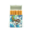 Cigarette Boxes "Pirat", capacity: 21 cigs., 12p display, with pressable button