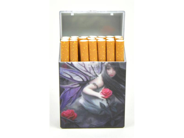 Zigarettenboxen Elfen, Füllmenge: 21 Zig., 12er Display, mit einer Tast-Funktion