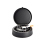 Ashtray Black with lid, smoke-free 14 x 4,5 cm