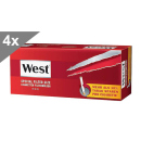West Special Size Red, 250 cigarette tubes, 4p package