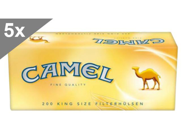 Camel, 200 cigarette tubes, 5p package
