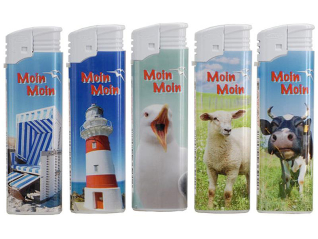Electric Lighters "Moin Moin" 50p Display