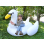 Inflatable Giant Swan White, swimming fun, 185x165x130 cm