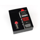 Zippo Smokers Set (Lighter Gas + Flints + Orig. Box)