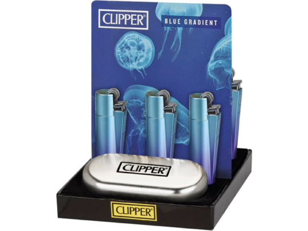 Clipper Metal Large BLUE GRADIENT, 12er Display