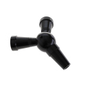hose-distributor from 1 to 2, black