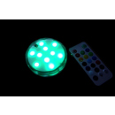 LED Coaster for Shisha, &Oslash; 7 cm, with remote control