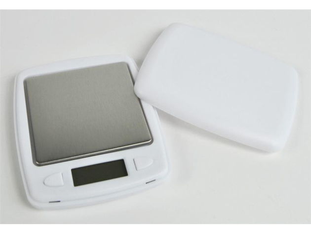Digital Scale White with lid, 500g/0.1g
