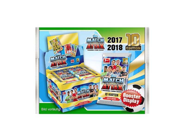 Match Attax 2017/2018 - 36 Booster je 10 Karten inkl. Glitzerkarte