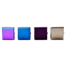 Cigarette Case display 12x "Rainbow" with clasp, capacity: 20 cigs.
