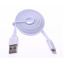 Tekmee 1m Lightning cable 2,4 A white