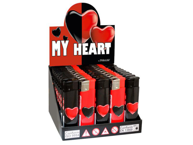 Elektrofeuerzeuge My Heart 50er Display*