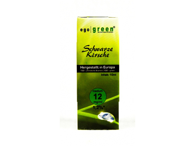 ego Green Schwarze Kirsche (black cherry) 12 mg