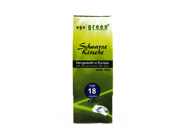 ego Green Schwarze Kirsche (black cherry) 16 mg