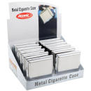 Cigarette Case display 12x &quot;Metall&quot; with clasp,...