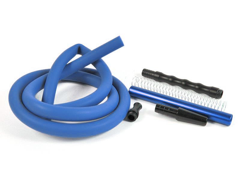 Wholesale Shisha Hose Rubber and Metal, Blue, 1,82 m