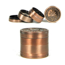 Grinder Amsterdam 1 4p, Copper-Antique, 40 x 35 mm
