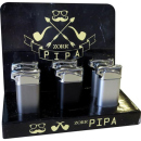Pipe Lighter &quot;Pipa&quot; refillable, 6p display