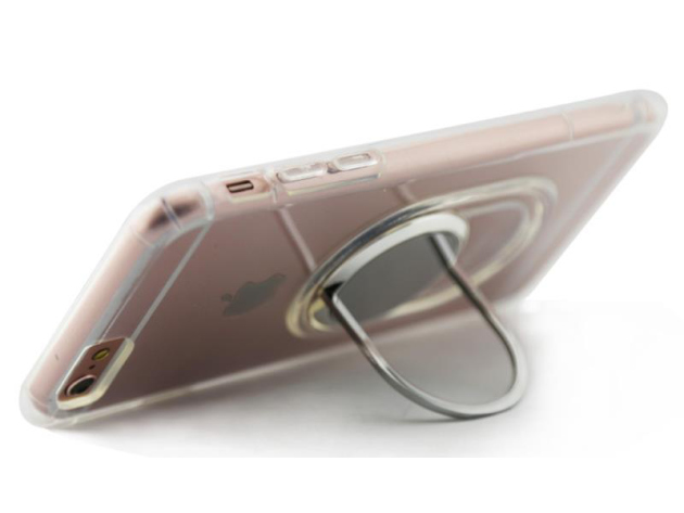 Tekmee Handyhülle aus "Silikon" mit Halter für Galaxy S8 schwarz
