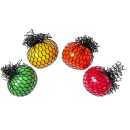 Squeeze-Balls in net, &Oslash; 6,5 cm, 12p Display