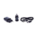 Netzstecker &amp; KFZ-Adapter 1x USB - inkl. Ladekabel...