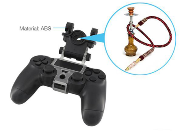 Shisha Hose Holder for PS4 Controller
