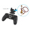 Shisha Hose Holder for PS4 Controller
