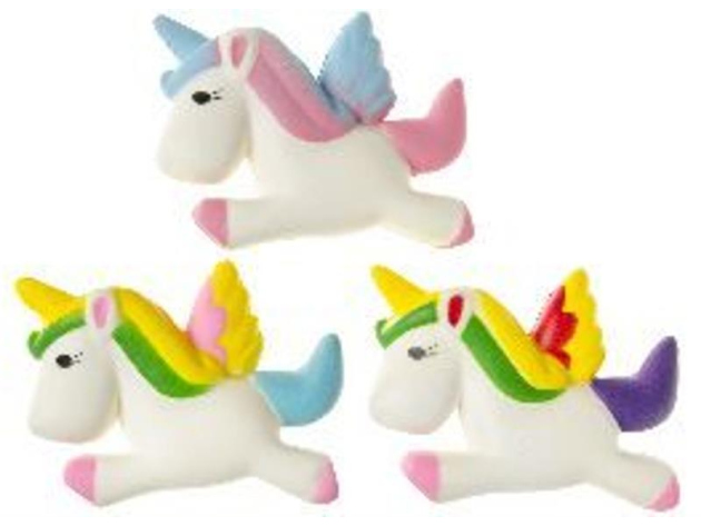 Squeezing Unicorn 3 colours assorted, 11 x 9 cm, 24p Display