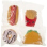 Quetsch Fast-Food 4-fach sortiert, 7x11 cm/ 9x13 cm, 24er Display