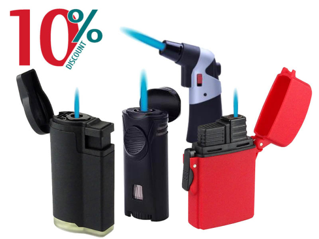 10% auf alle Sturmfeuerzeuge *bezieht sich auf den Grundpreis