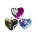 Plush Glitter Hearts 3-fold assorted, 12p Pack