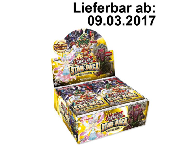 Yu-Gi-Oh ! Star Pack: Battle Royale - Display mit 50 Booster  VK 0,99 Euro