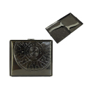 Cigarette Case Metal Compass Antique with clasp for 18...