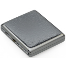 Zigarettenetui "Silver Nobel" für 20 Zig., mit Spange, 12er Display