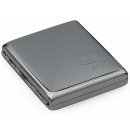 Zigarettenetui "Silver Nobel" für 20 Zig., mit Spange, 12er Display