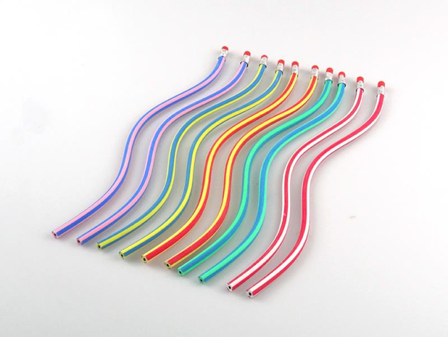 Elastische Bleistifte, 10er Pack