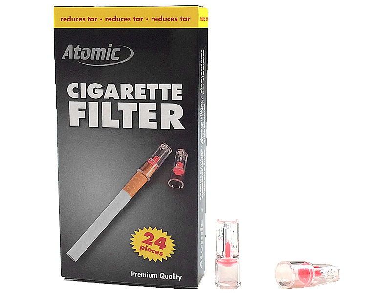 Wholesale Atomic Cigarette Filters Eco Pack, 24p display