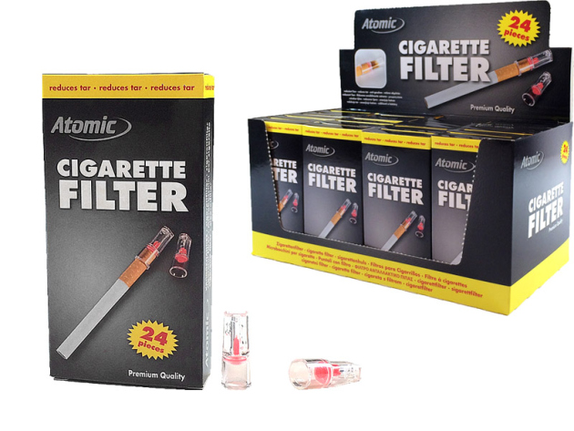 Atomic Zigarettenfilter Eco Pack, 24er Display