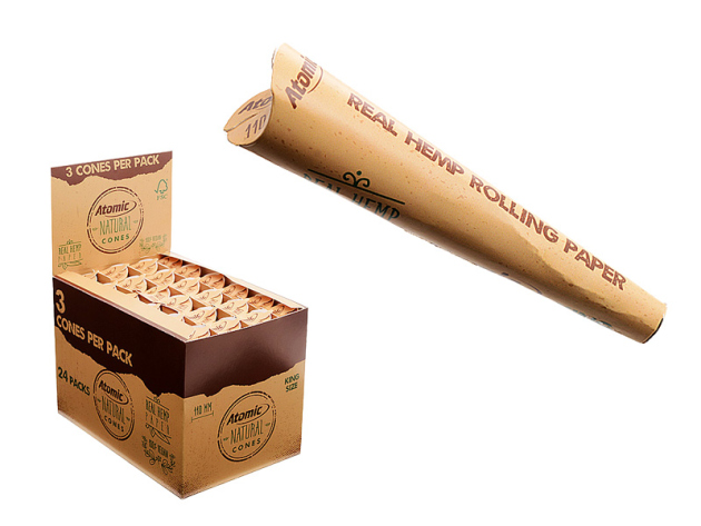 Atomic Cones 110mm, Natural, 24p Display