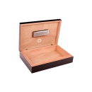 Humidor "Holz" für Zigarren, schwarz  25,8x17,3x5,7cm