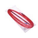 Hookah hose, red, silicone