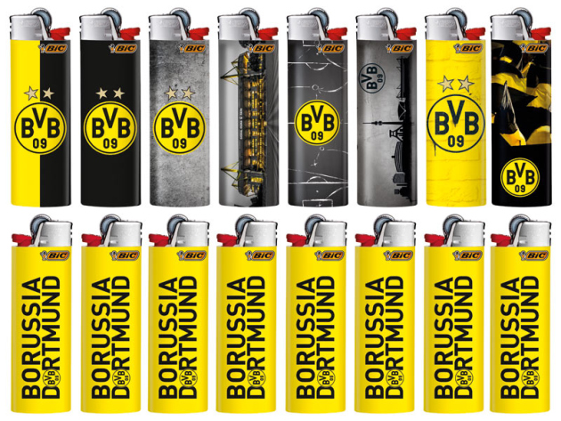 Feuerzeug mit Glühspirale Borussia Dortmund USB-Feuerzeug USB Card Lighter BVB 