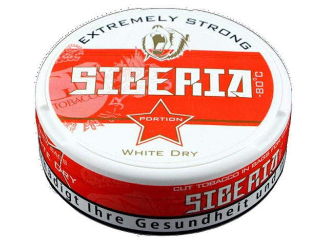 Siberia 80° Red White Dry, Kautabak (Rücknahme ist ausgeschlossen!)